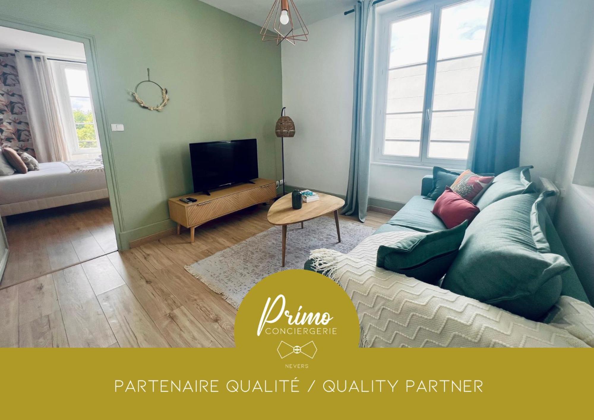 "Le Charleville", Superbe Appartement, Gare De Nevers, Service Premium By Primo C0Nciergerie Екстериор снимка
